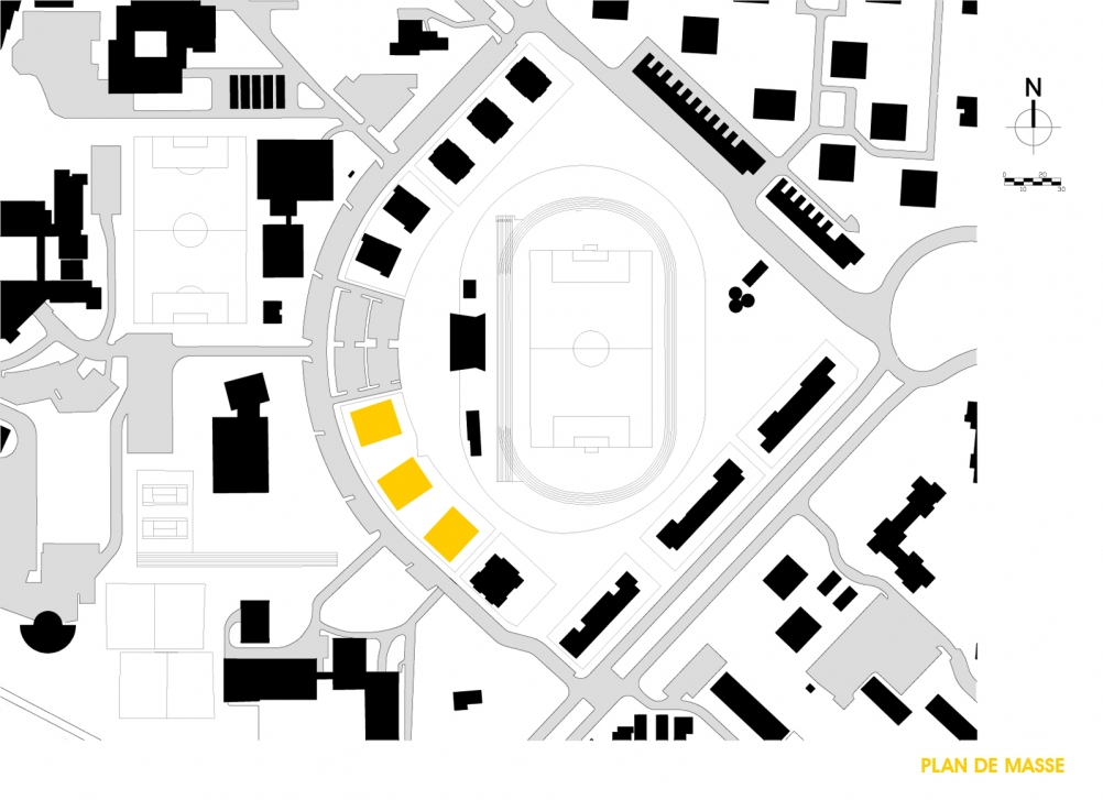 margerie & pasquet - Hérouville - plan masse