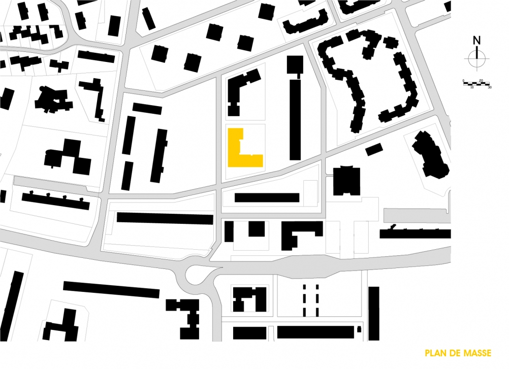 margerie & pasquet - Phénix Caen - plan masse