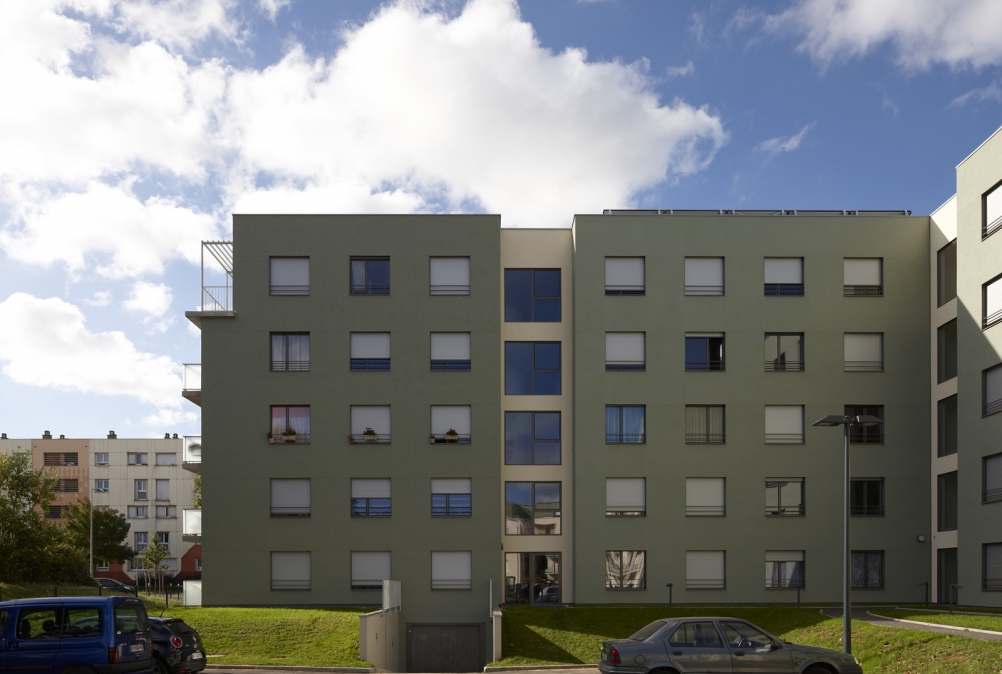 margerie & pasquet - Phénix Caen - vue jardin nord