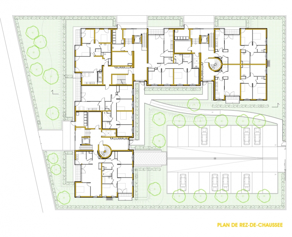 margerie & pasquet - Phénix Caen - plan RDC