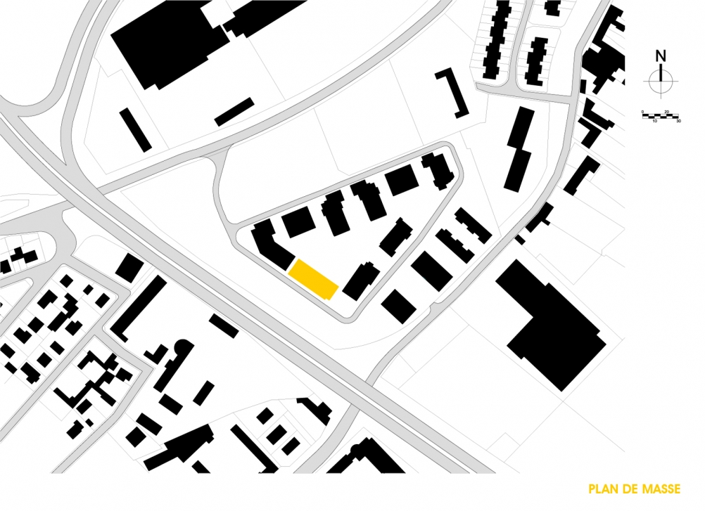 margerie & pasquet - Résidence du Parc - plan masse