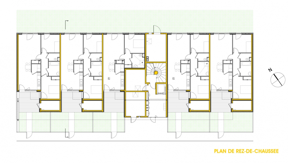 margerie & pasquet - Résidence du Parc - plan rdc