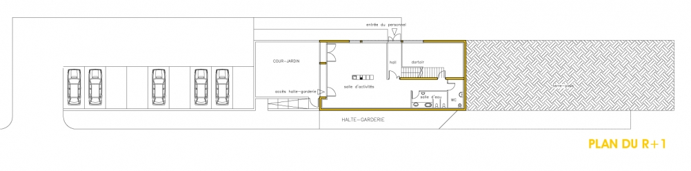 margerie & pasquet - Plan  Centre social - Gros Malhon - Rennes