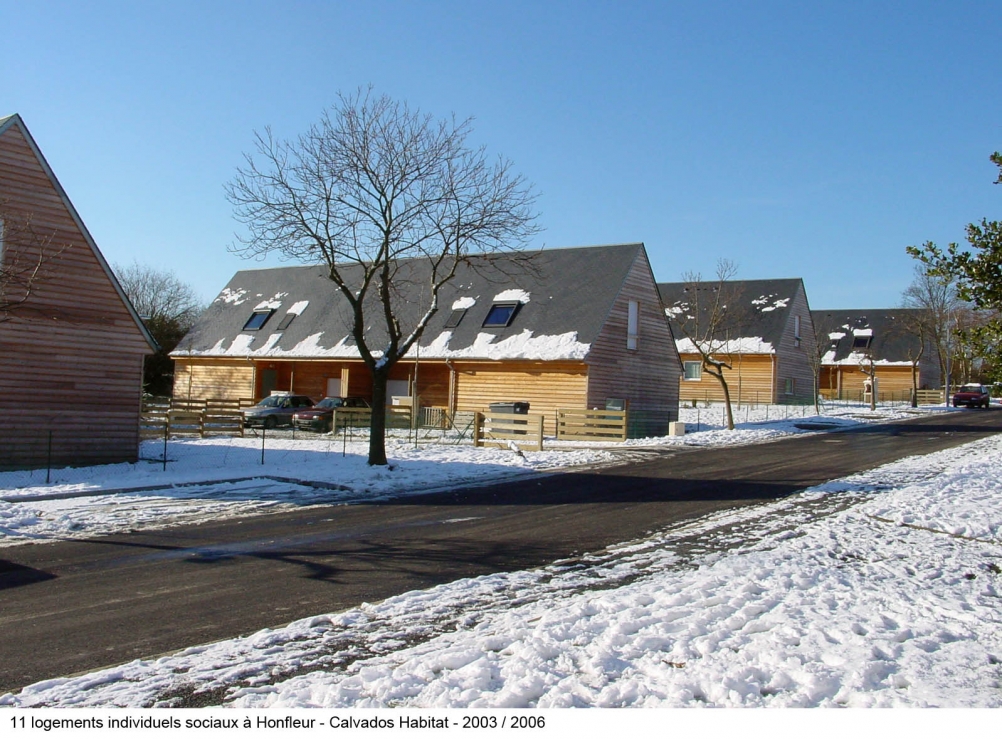 margerie & pasquet - 11 logements en bois à Honfleur - 2006