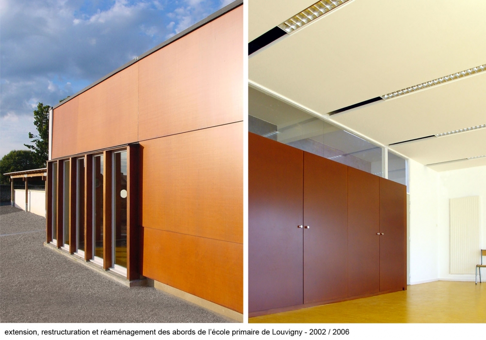 margerie & pasquet - extension l’école de Louvigny - 2002 / 2006 